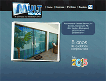 Tablet Screenshot of multvidros.com